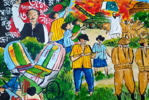 বিজয় দিবসের আঁকা ছবি