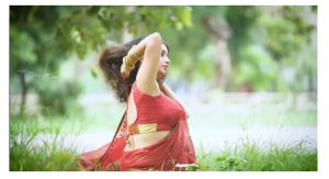 বঙ্গ নারীর শাড়ি পরা ছবি