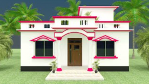 চার রুমের বাড়ির ছবি