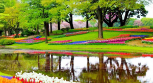 ফুলের বাগানের ছবি