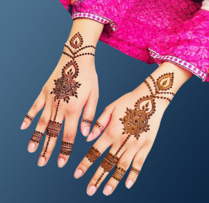 বিয়ের সহজ মেহেদি ডিজাইন