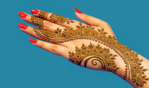 বিয়ের সহজ মেহেদি ডিজাইন