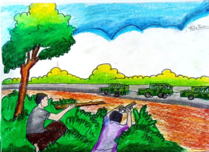 মুক্তিযুদ্ধের আঁকা ছবি