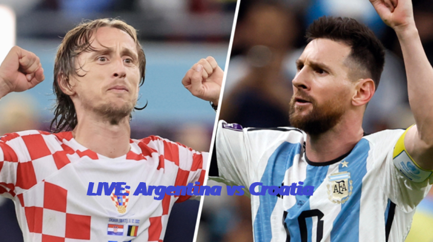LIVE: Argentina vs Croatia